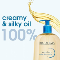 Bioderma - Atoderm - Cleansing Oil - Face and Body Cleansing Oil - Soothes Discomfort - Cleansing Oil for Very Dry Sensitive Skin