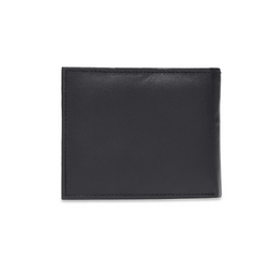 Inahom Inahom Bi-Fold Organised Wallet Flat Nappa Genuine and Smooth Leather Upper IM2021XDA0002-400-Navy Blue