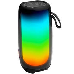 JBL Pulse 5 Portable Bluetooth Speaker with Eye-Catching 360-Degree Lightshow, JBL Original Pro Sound, IP67 Waterproof & Dustproof, 12 Hours Battery, Wireless Streaming - Black, JBLPULSE5BLK