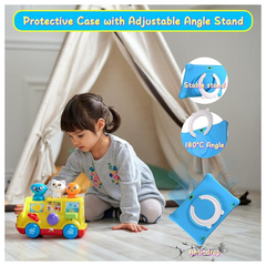 SGIN Tablet for Kids, 10 Inch Kids Tablet, 2GB RAM 64GB ROM Android 12 with Case, iWawa Pre Installed, Parental Control APP, Dual Camera, WiFi, 5000mAh Battery, Educational Games(Blue)