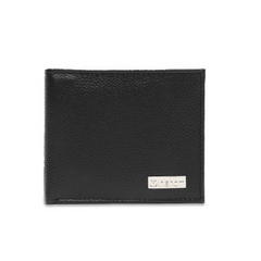 Inahom Inahom Bi-Fold Organised Wallet Flat Nappa Genuine and Smooth Leather Upper IM2021XDA0007-001-Black