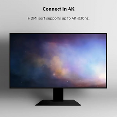 Belkin 7-In-1 Multiport Usb C Hub (With 4K Hdmi, Usb-C, 2 X Usb A, 3.5mm Audio, Sd 3.0 Slot, And Micro-Sd 3.0 For Macbook Pro, Macbook Air, Ipad Pro, Xps And More), Avc009Btsgy