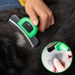 Fino Pet Dog Grooming Tool for Perfect Grooming, Dog Brush as Dog Accessory, Brush Undercoat & Fur Brush, Short & Long Hair, Small Medium Large Dogs, Hair Brush without Pulling