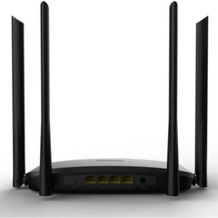 Hikvision 5G 1200Mbps Dual Band High Speed Mu Mimon Wireless Wi Fi With 4 Antennas For Home, Black, Ds-3Wr12C