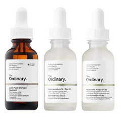 The Ordinary Face Serum Set! 100% Plant-Derived Squalane Prevent Ongoing Loss Of Hydration! Niacinamide 10% + Zinc 1% Reduces Skin Blemishes! Hyaluronic Acid 2% + B5 Enhanced Hydration!