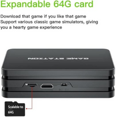 Labymos Laptop gaming console MD 10000 FD retro video game player with 3D joystick dual player TV game box HD AV Output Wifi 4K Retro Game Player Classic