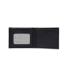 Inahom Inahom Bi-Fold Organised Wallet Flat Nappa Genuine and Smooth Leather Upper IM2021XDA0004-400-Navy Blue