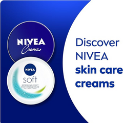 NIVEA Creme Moisturising Cream, Universal All Pourpose Face Body Hands, Tin 400ml