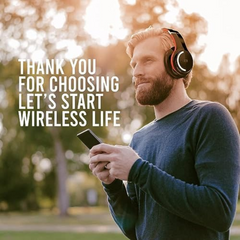 Brizler Bluetooth Wireless Headphone BZ-HF465 (white)