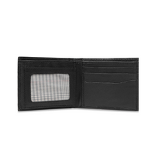 Inahom Inahom Bi-Fold Organised Wallet Flat Nappa Genuine and Smooth Leather Upper IM2021XDA0003-001-Black