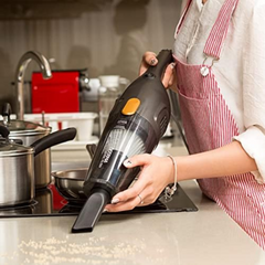 Deerma Dx115C Handheld Vacuum Cleaner 600W 12000Pa Powerful Suction Lightweight Low Noise For Home Hard Floor Carpet Car Pet, Black"Min 1 year manufacturer warranty"