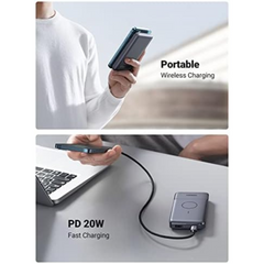 UGREEN Power Bank, 10000mAh PD20W High-speed Magnetic Slim Portable Charger with USB C Cable Compatible with iPhone 13 Pro Max/12/11 Galaxy S22/S21/S20/S10, Mate 40 P40, Pixel 6 Pro