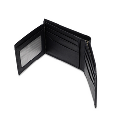 Inahom Inahom Bi-Fold Organised Wallet Flat Nappa Genuine and Smooth Leather Upper IM2021XDA0004-400-Navy Blue