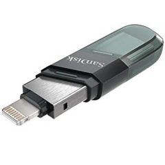 Sandisk 256GB Ixpand Flash Drive Flip Usb 3.1 Gen 1 For Iphone/Ipad Sdix90N 256G Gn6Nn, Black, Gn6Ne