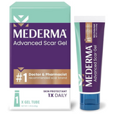 Mederma Advanced Scar Gel 1x Daily Reduces The Appearance Of Old New Scars #1 Doctor Pharmacist Recommended Brand for Scars 1.76oz, Clear, 50 grams