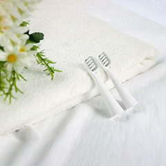 Bomidi T501 Electric Toothbrush Replacement Heads 1Pack(2pcs Brush Heads) - White