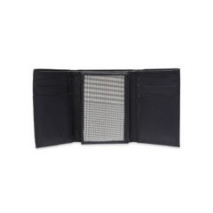 Inahom Inahom Tri-Fold Organised Wallet Flat Nappa Genuine and Smooth Leather Upper IM2021XDA0006-400-Navy Blue