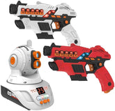 Kinder Spielzeug: KidsTag Plus Lasertag Set - 2 laserpistole + Projektor - Laserspiel Set für zu Hause