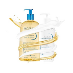 Bioderma - Atoderm - Cleansing Oil - Face and Body Cleansing Oil - Soothes Discomfort - Cleansing Oil for Very Dry Sensitive Skin