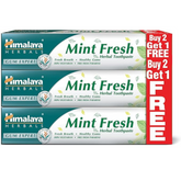 Himalaya Mint Fresh Herbal Toothpaste Prevent Mouth Odor & Ensure Long-Lasting Fresh Breath -3 X 100ml
