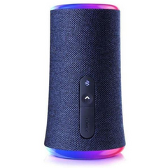 Anker Soundcore Flare 2 Bluetooth Speaker with IPX7 Waterproof Protection and 360° Sound for Backyard and Beach Party, 20W Wireless Speaker with PartyCast, EQ Adjustment, and 12-Hour Playtime - Blue