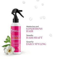 Mielle Organics White Peony Sulfate-Free Leave-In Conditioner, Color Safe, 8 Ounces