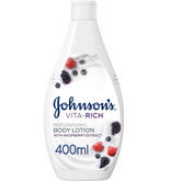 Johnson's Body Lotion - Vita-Rich, Replenishing Raspberry 400ml