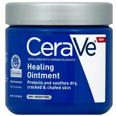 CeraVe Healing Ointment | Moisturizing Petrolatum Skin Protectant for Dry Skin with Hyaluronic Acid and Ceramides | Lanolin Free & Fragrance Free | 12 Ounce