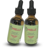 Mielle Organics Hair Products Rosemary Mint Hair Growth Oil 2 oz,(Pack of 2),Infused with Biotin to Encourage and Strengthen Hair Growth,Rid of Itchy and Dry Scalp