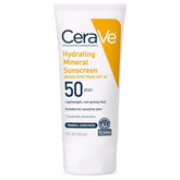 CeraVe 100% Mineral Sunscreen SPF 50 | Body Sunscreen with Zinc Oxide & Titanium Dioxide | Hyaluronic Acid & Ceramides | Oil Free & Non-Greasy | Hydrating Mineral Sunscreen For Body | 5 oz
