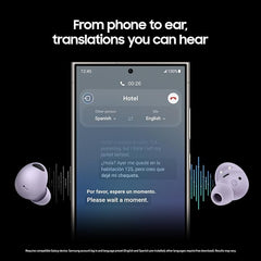 SAMSUNG Galaxy Buds 2 Pro True Wireless Bluetooth Earbuds w/Noise Cancelling, Hi-Fi Sound, 360 Audio, Comfort Ear Fit, HD Voice, Conversation Mode, IPX7 Water Resistant, US Version, White