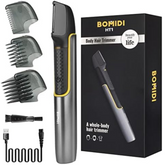 Bomidi HT1 Electric Body Hair Shaver Wireless Hair Shaver With Built-in Extension Handle USB Rechargeable Battery IPX6 Waterproof - Silver