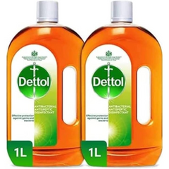 Dettol Antiseptic Antibacterial Disinfectant Liquid for Effective Germ Protection & Personal Hygiene, Used in Floor Cleaning, Bathing and Laundry, 2L