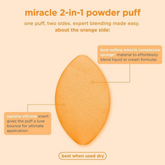 Real Techniques Miracle 2 in 1 Makeup Powder Puff