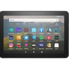 Fire HD 8 tablet, 8” HD Display, 64 GB, 30% faster processor, designed for portable entertainment, (2022 release),Black.