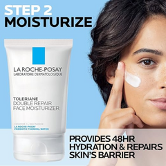 La Roche-Posay Toleriane Double Repair Face Moisturizer | Daily Moisturizer Face Cream with Ceramide and Niacinamide for All Skin Types | Oil Free | Fragrance Free