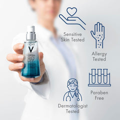 Vichy Mineral 89 Hyaluronic Acid Face Serum, Facial Gel Moisturizer And Pure Hyaluronic Acid Hydrating Serum For Sensitive Or Dry Skin