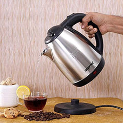 Geepas-1.8L Electric Kettle GK5454| Boil Dry Protection and Automatic Cut-Off| Perfect for Boiling Water, Milk, Tea| 1800 W| 2 Years Warranty