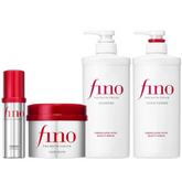 Fino Premium Touch Moist Shampoo 550 ml & Conditioner 550 ml & treatment mask 230 gm & Hair oil 70 ml hair care set Strengthen, nourish and restore dry hair, dry scalp and damaged hair