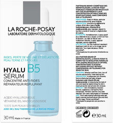 La Roche-Posay Hyalu B5 Pure Hyaluronic Acid Serum for Face, with Vitamin B5. Anti-Aging Serum Concentrate for Fine Lines. Hydrating, Repairing, Replumping. Suitable for Sensitive Skin