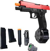 JM X2 Electric Balls Blasters with Drum Toys,Splatter Ball Blasters with 3w+ Ammo Balls and Safety Goggle Birthday Party Gift-for Age 14+Years Old, TETE-G17