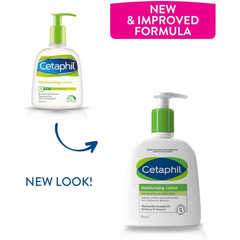 Cetaphil Moisturizing Lotion, Face & Body Moisturizer for Men & Women, Normal to Dry Sensitive Skin, Unscented, 236ml