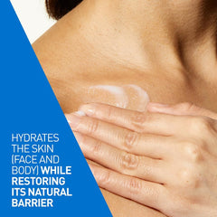 CeraVe Moisturizing Lotion | 24H Body and Face Moisturizer for Normal to Dry Skin with Hyaluronic Acid and Ceramides | Non-comedogenic, oil-free, Fragrance Free | 8Oz, 236 ML