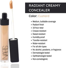 NARS Radiant Creamy Concealer, 0.22 Ounce - MEDIUM1 CUSTARD