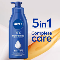 NIVEA Body Lotion Extra Dry Skin, Moisturizing Nourishing Almond Oil & Vitamin E, 2x400ml