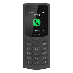 Nokia 105 4G Feature Phone With Long-Lasting Battery, Classic Quality Design , Packed Features, Classic Games, Radio, Flashlight And Plenty Of Storage Space, Dual Sim, Ram 48 Mb, Rom 128 Mb - Black
