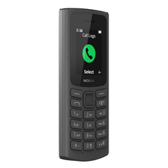 Nokia 105 4G Feature Phone With Long-Lasting Battery, Classic Quality Design , Packed Features, Classic Games, Radio, Flashlight And Plenty Of Storage Space, Dual Sim, Ram 48 Mb, Rom 128 Mb - Black