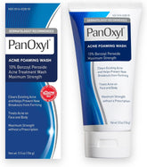 PanOxyl Acne Foaming Wash Benzoyl Peroxide 10% Maximum Strength Antimicrobial, 5.5 Oz