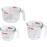 Pyrex 3-Piece Glass Measuring Cup Set 3-Piece 1118990