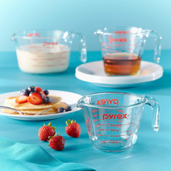 Pyrex 3-Piece Glass Measuring Cup Set 3-Piece 1118990